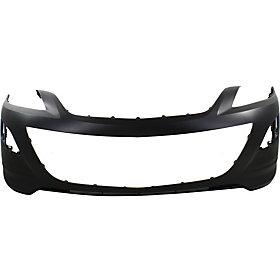 2010-2012 Mazda CX-9 Front Bumper; Upper Primed; Center Grille and Lower area Textured; MA1000225; TE6950031ABB