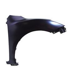 2010-2013 Mazda 3 Fender (Right, Passenger-Side); Sedan/Hatchback; WITHOUT Signal Light Hole; WITHOUT Rocker Molding Hole; WITH Stone Guards; MA1241163; BBM452111B