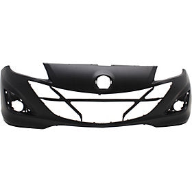 2010-2013 Mazda 3 Front Bumper; Hatchback; w/ Mazdaspeed; 2.3L Eng.; MA1000232; BBN650031EBB
