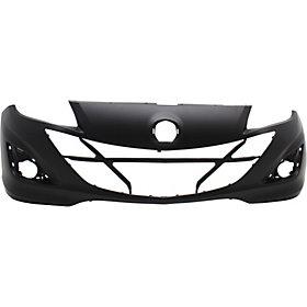 2010-2013 Mazda 3 Front Bumper; Hatchback; w/ Mazdaspeed; 2.3L Eng.; MA1000232; BBN650031EBB