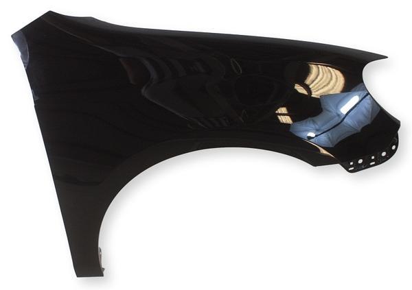 2010-2014 Volkswagen Golf Fender Painted Black (L041), Passenger-Side