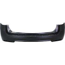 2010-2015 Chevrolet Equinox Rear Upper Bumper Cover Upper wo Park Assist Sensor Holes, wo Chrome Package_GM1100851