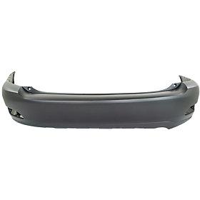 2010-2015 Lexus RX350 Rear Bumper; Canada Built- w/ Premium Package; w/o Park Assist Sensor Holes; Prime/Paint to Match Finish w/ Textured Lower Area; LX1100142; 521190E909