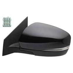 2010-2015 Mazda CX-9 Mirror (Driver Side); Power; Manual Folding; Heated; w/o Memory; w/ Signal Light; w/o BlindSpot Detection; Flat Glass; MA1320170; TE716918ZJ