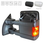 2010-2016 Ford F250-F350 Driver Side Power Door Mirror (Heated; Dual Glass; w-o Memory; w- Turn Signal; w- Side Marker Light; Tow Type; Power; Power Telescoping; Power Fold) FO1320491