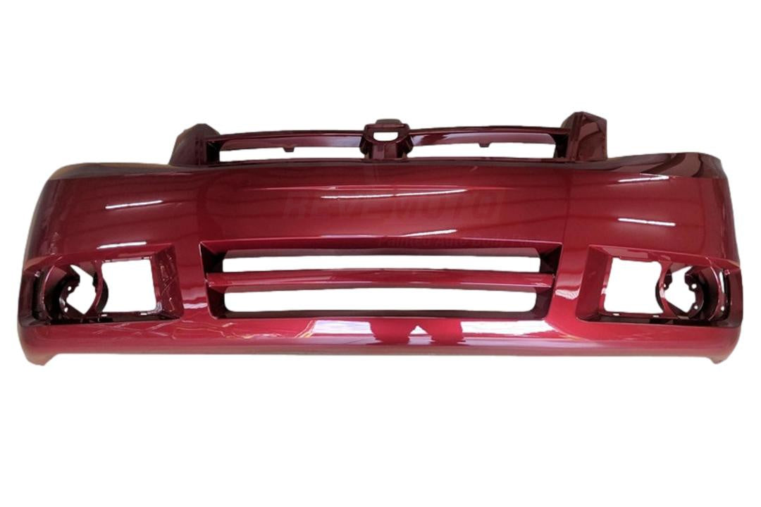 2008-2010 Dodge Grand Caravan Front Bumper Painted Inferno Red Crystal Pearl (PRH) 1AG01TZZAB / 1AG01TZZAC SE Models (WITH: Grille Surround)