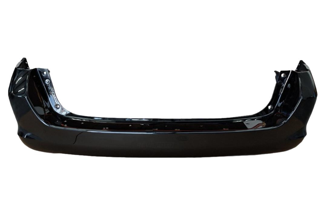 2005-2010 Honda Odyssey Rear Bumper Painted_(EX, EX-L, LX) WITH: Pad Holes | WITHOUT: Park Assist Sensor Holes_CrystalBlackPearl_NH731P_04715SHJA92ZZ_ HO1100220
