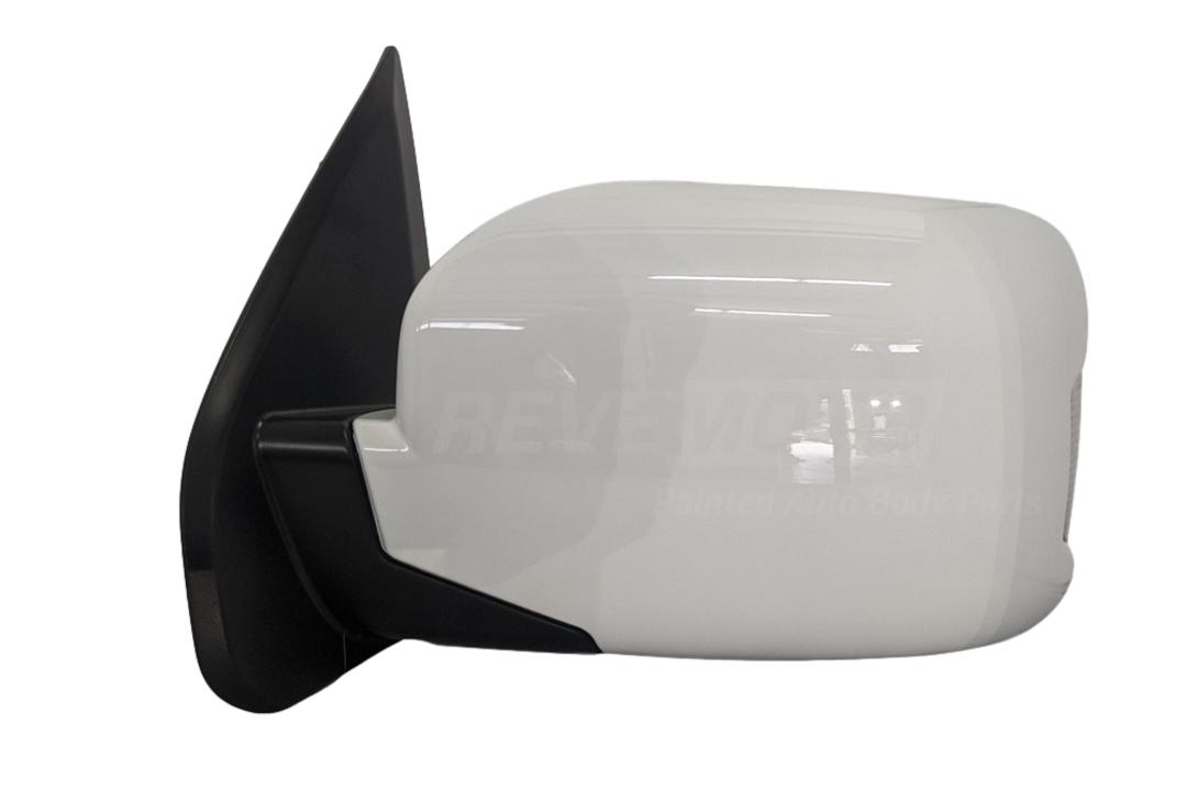 2009-2015 Honda Pilot Side View Mirror Painted_Taffeta_White_NH578_Touring Models | WITH: Power, Manual Folding, Heat; Memory, Turn Signal Light_ 76250SZAA33ZE_ HO1320249