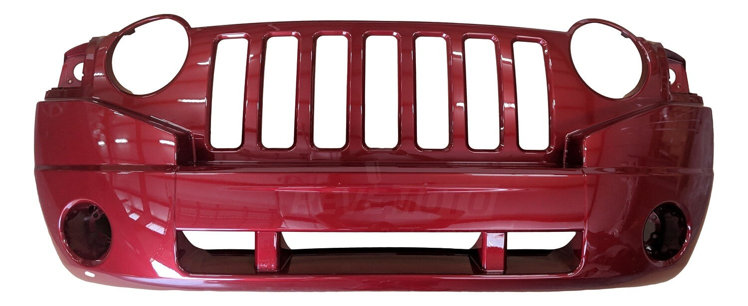 2008 Jeep Compass Front Bumper Limited Models Painted Inferno Red Crystal Pearl (PRH)