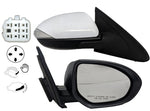2010 Mazda Mazda 3 Passenger Side View Mirror, Heated, With Turn Signal, PaintedCrystal White Pearl (34K)