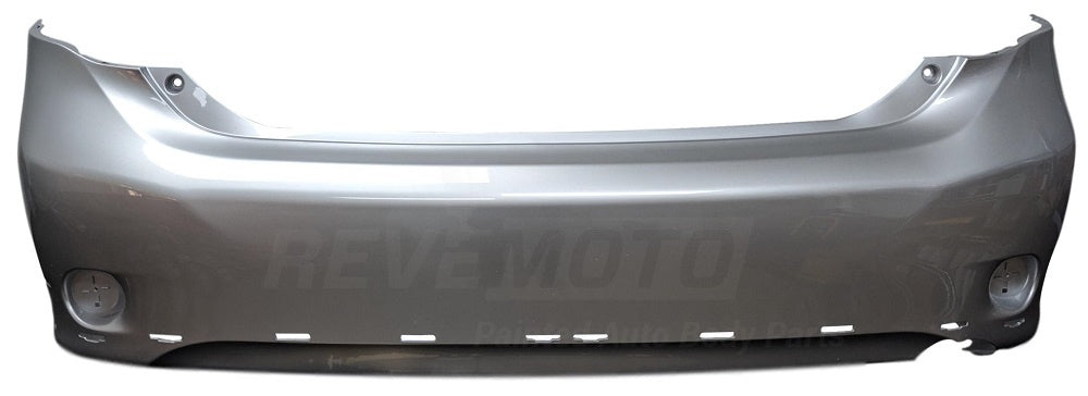2009 Toyota Corolla Rear Bumper Cover, Sedan, S, XRS Models, With Spoiler Holes, P#5215902964, Painted Classic Silver Metallic (1F7)