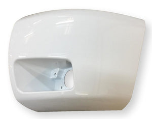 2010 Chevrolet Silveraldo Front Bumper End Painted Olympic White (WA8624), With Foglight