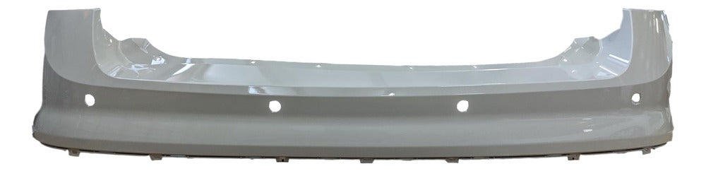 2010 Ford Edge Rear Bumper, Upper, With Park Assist Sensor Holes, Painted White Suede (WS); 7T4Z17K835B.jpgS