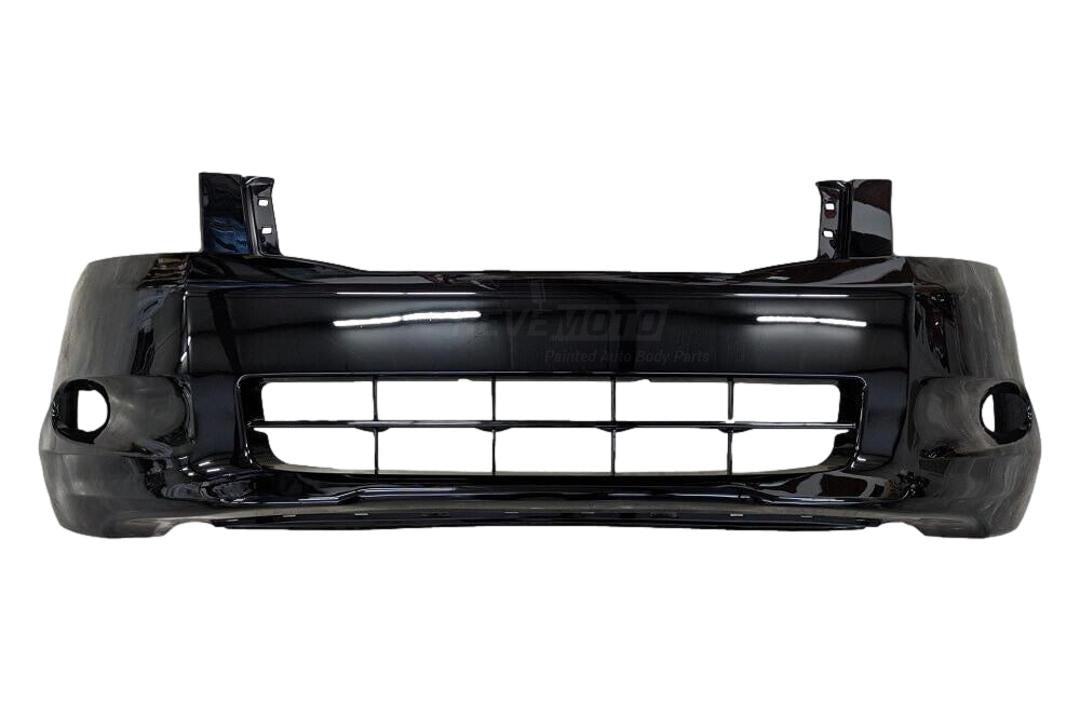 2008-2010 Honda Accord Front Bumper Painted_Crystal Black Pearl (NH731P)_ 04711TA6A90ZZ_HO1000255