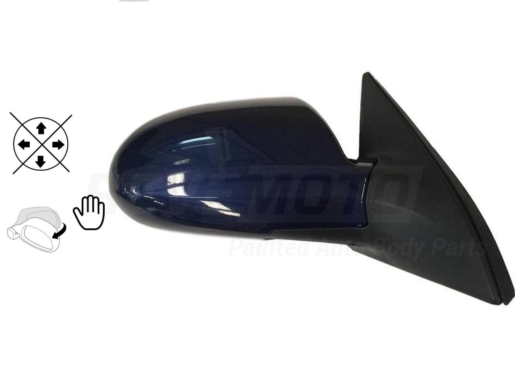 2009 Hyundai Elantra Side View Mirror Painted