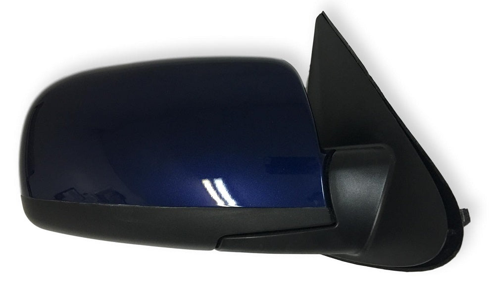 2010 Hyundai Santa Fe Passenger Side View Mirror, Heated, Manual Folding, Painted Indigo Blue Pearl FInga Indigo (3U)