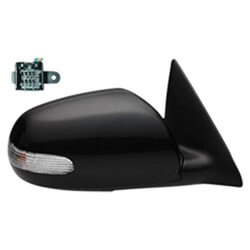 2010 Kia Forte Passenger Side Manual Door Mirror (Sedan; Heated; w-Turn Signal Light)_KI1321145_876061M000