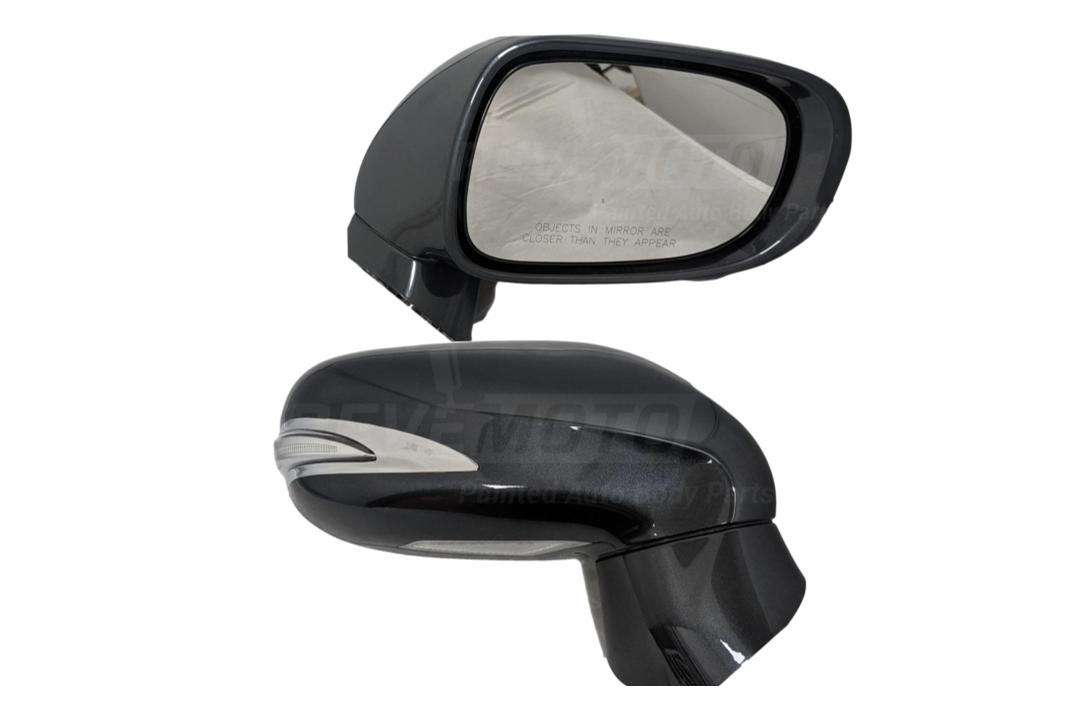 2010 Lexus ES350 Side View Mirror Painted_WITH: Power, Manual Folding, Heat, Memory, Turn Signal Light, Puddle Light | WITHOUT: Blindspot Detection_Granite_Mica_1G0