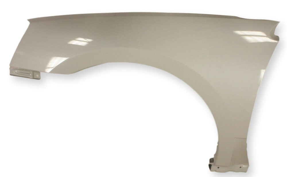 2010 Mitsubishi Galant Driver Side Fender Painted Dover White Pearl (W69)