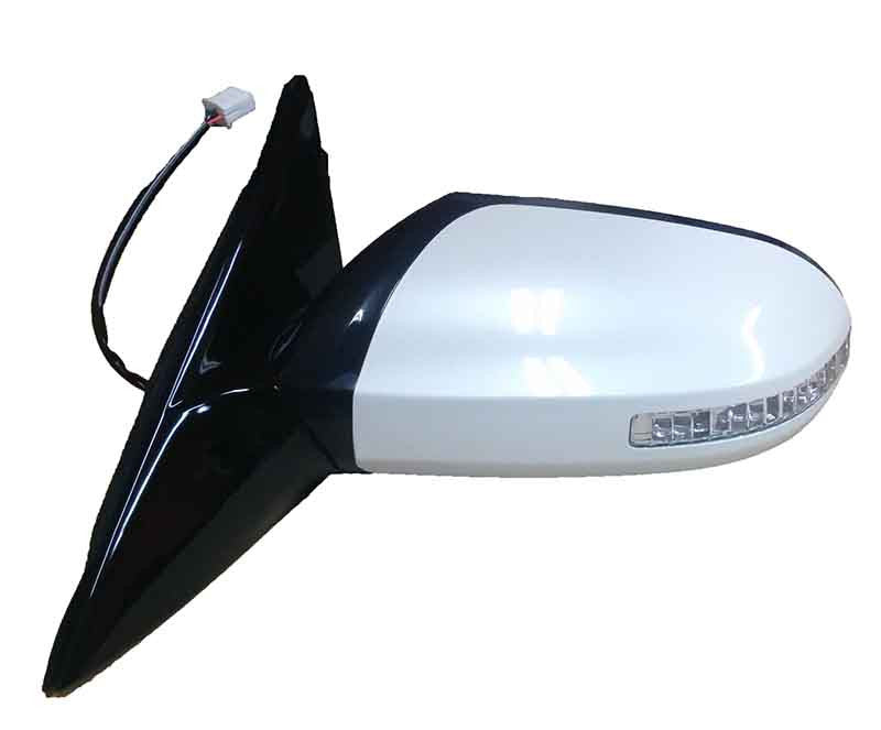 2011 Nissan Maxima Side View Mirror Painted White Pearl, Paint code: QAB (back view)