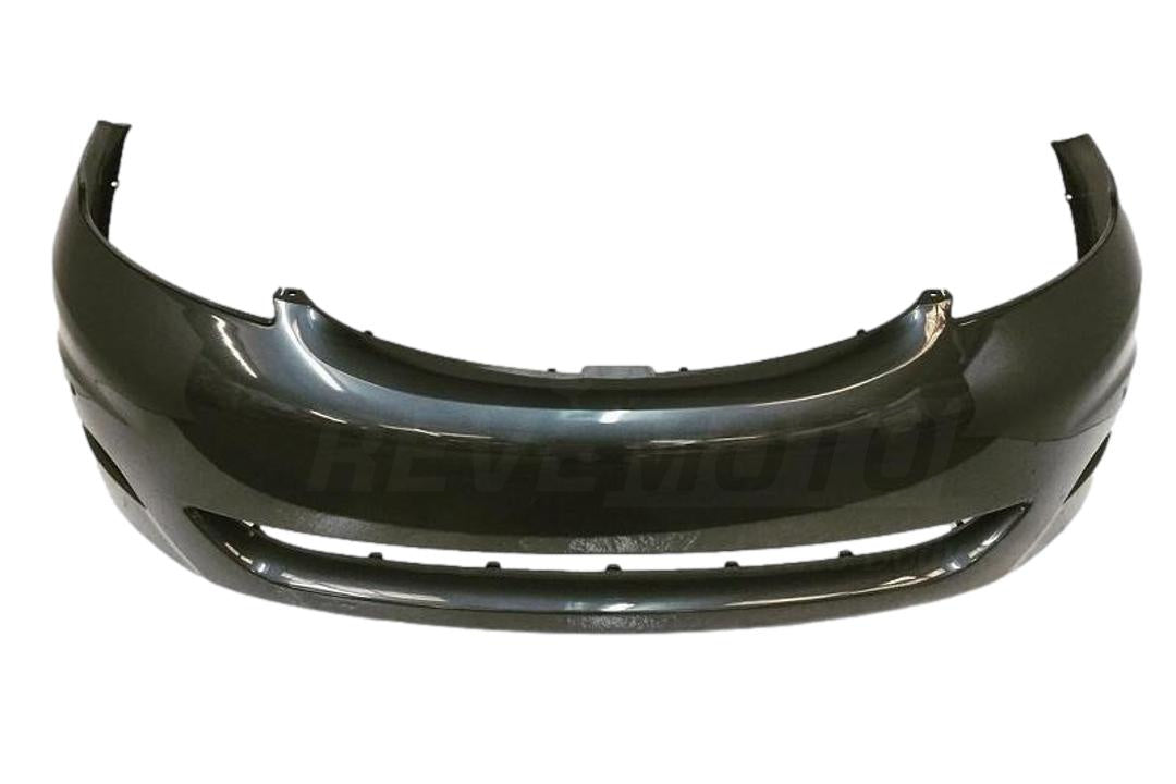 2006-2010 Toyota Sienna Front Bumper Painted With Parking Sensors Slate Metallic (1F7) 52119AE906 