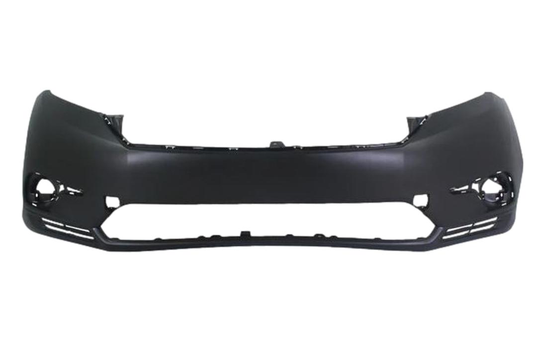 2011-2013 Toyota Highlander Front Bumper Painted