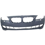 2011-2013 BMW 5Series Front Bumper; w/o M-Pkg; Sedan; w/ Park Assist Sensor Holes; w/ Side View Camera; BM1000240; 51117285965