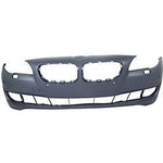 2011-2013 BMW 5Series Front Bumper; w/o M-Pkg; Sedan; w/ Park Assist Sensor Holes; w/ Side View Camera; BM1000240; 51117285965