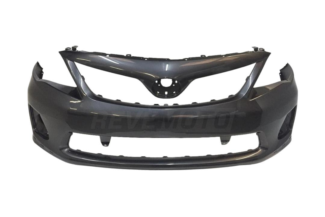 2011-2013 Toyota Corolla Front Bumper Painted Magnetic Gray Metallic(1G3) 5211903902 TO1000373 ReveMoto Painted Auto Body Parts