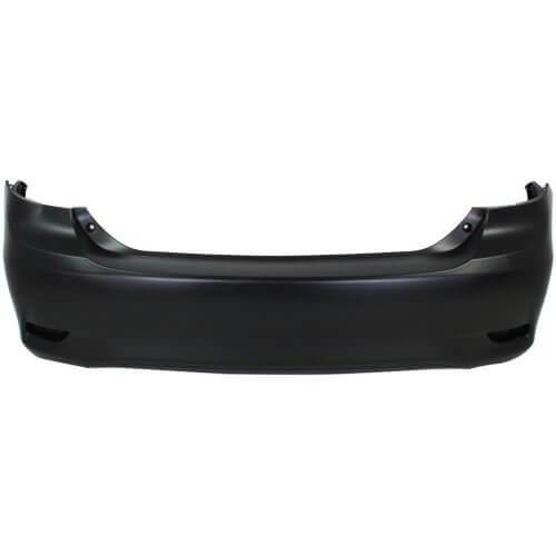 2011-2013 Toyota Corolla Rear Bumper; Sedan; Canada Built, BASE_CE_LE Except S_XRS Models; w_o Spoiler Holes; TO1100287; 5215902977