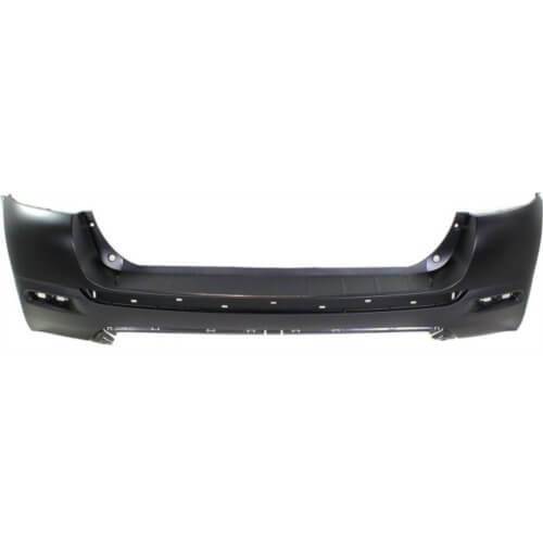 2011-2013 Toyota Highlander Rear Bumper; Lower_Upper Pad; Except Hybrid Models; Textured; TO1100289; 521590E907