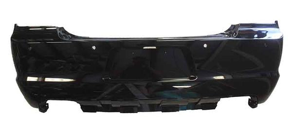 2011-2014 Dodge Charger Rear Bumper Painted Black (PX8), WITH: Park Assist