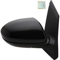2011-2014 Mazda 2 Mirror (Passenger Side); Power; Manual Folding; Non-Heated; MA1321171; DR616912ZB