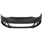 2011-2014 Volkswagen Jetta Front Bumper (Type 6; Sedan Models except GLI; w/o Headlight Washer Holes; w/o Park Assist Sensor Holes) - VW1000190