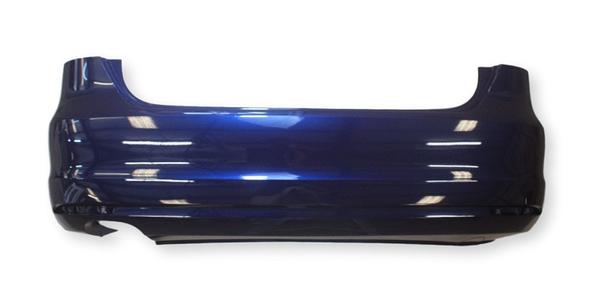 2011-2014 Volkswagen Jetta Rear Bumper Painted Tempest Blue Metallic (LP5W), Sedan Models
