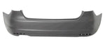 2011-2014 Volkswagen Jetta Rear Bumper (Type 6; Sedan Models except GLI; w/o Park Assist Sensor Holes) - VW1100186