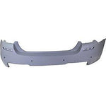 2011-2016 BMW 5Series Rear Bumper; w/ M-Pkg; Sedan; w/ Park Assist Sensor Holes; BM1100235; 51128048594
