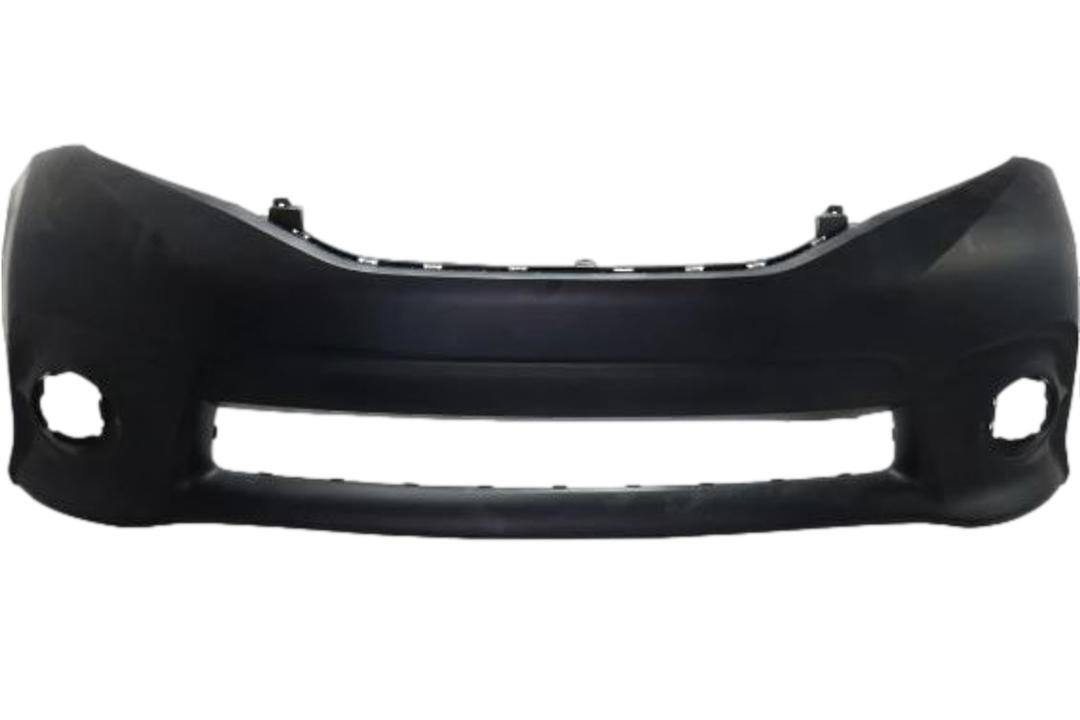 2011-2017 Toyota Sienna : Front Bumper Painted