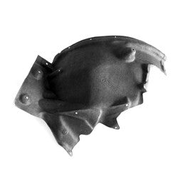 2011-2017 BMW X3 Driver Side Fender Liner Rear Section_BM1248127