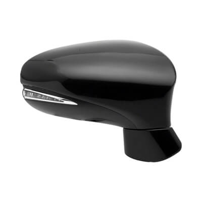 2011-2017 Lexus CT200H Mirror (Passenger Side); w_ F-Sport Package; Power; Heated; Manual Folding; w_ Memory; w_ Signal Light; w_ Puddle Lamp; w_o Auto Dimming; LX1321113; 8791076151C0PFM 