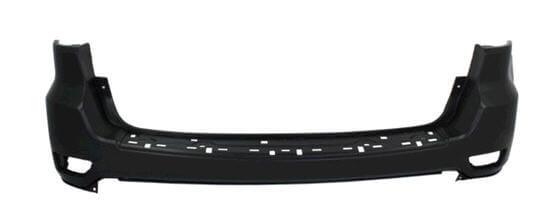2011-2018 Jeep Grand Cherokee Rear Bumper (Except SRT/Trackhawk Models: w/o Park Assist Sensor Holes; w/o Blind Spot Detection Holes) - CH1100952
