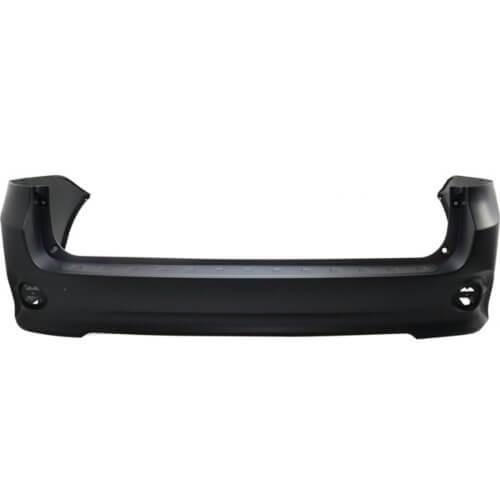 2011-2019 Toyota Sienna Rear Bumper; SE Models; w_o Park Assist Sensor Holes; w_ Molded-in Textured Top Pad; TO1100284; 5215908905