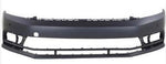 20115-2018 Volkswagen Jetta Front Bumper (w/o Headlight Washer Holes; w/ Park Assist Sensor Holes) - VW1000221