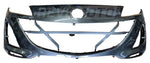 2010 Mazda 3 Front Bumper PaintedGraphite Mica (38R)