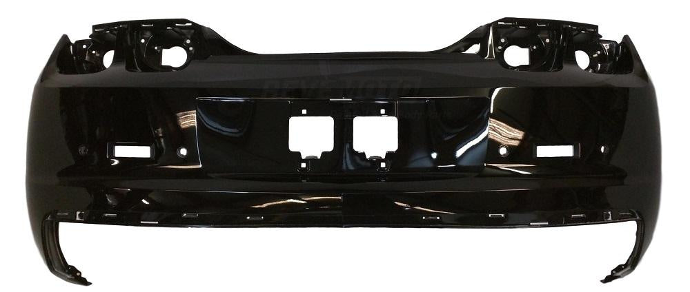 2011 Chevrolet Camaro Rear Bumper Painted Black (WA8555) / WITHOUT Park Assist Sensor Holes 22766176 GM1100846