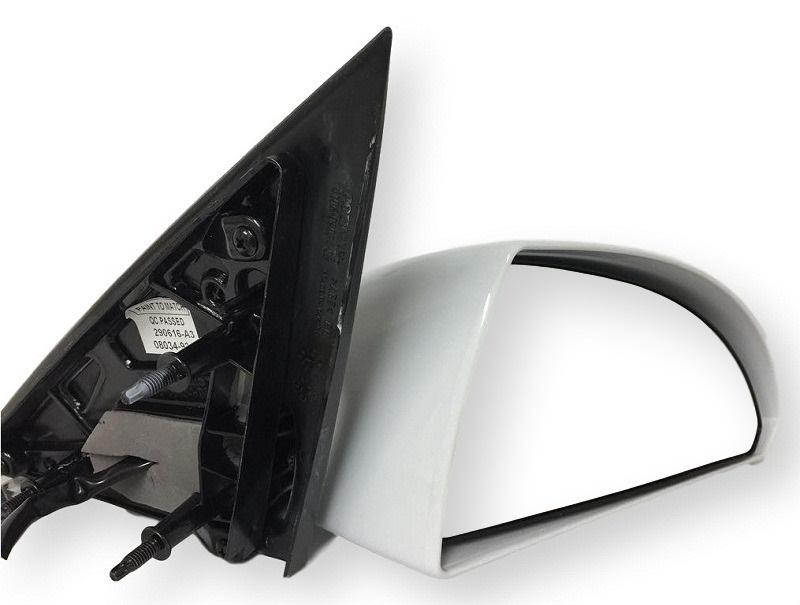 2006 Chevrolet Impala Passenger side view mirror Painted Olympic White (WA8624)_Non-Heated, Textured Base