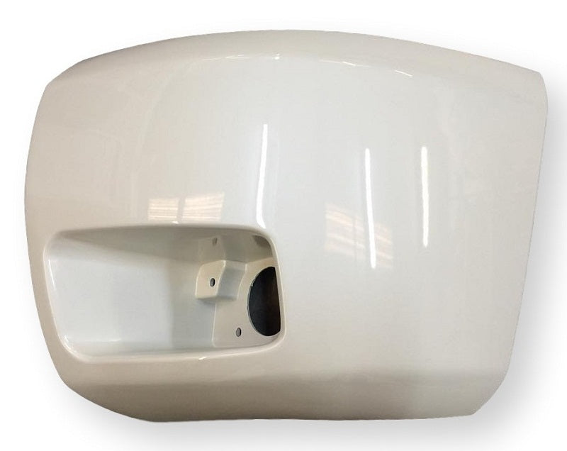 2012 Chevrolet Silverado Driver-Side Front Bumper End Cap Painted White Diamond Pearl (WA800J)