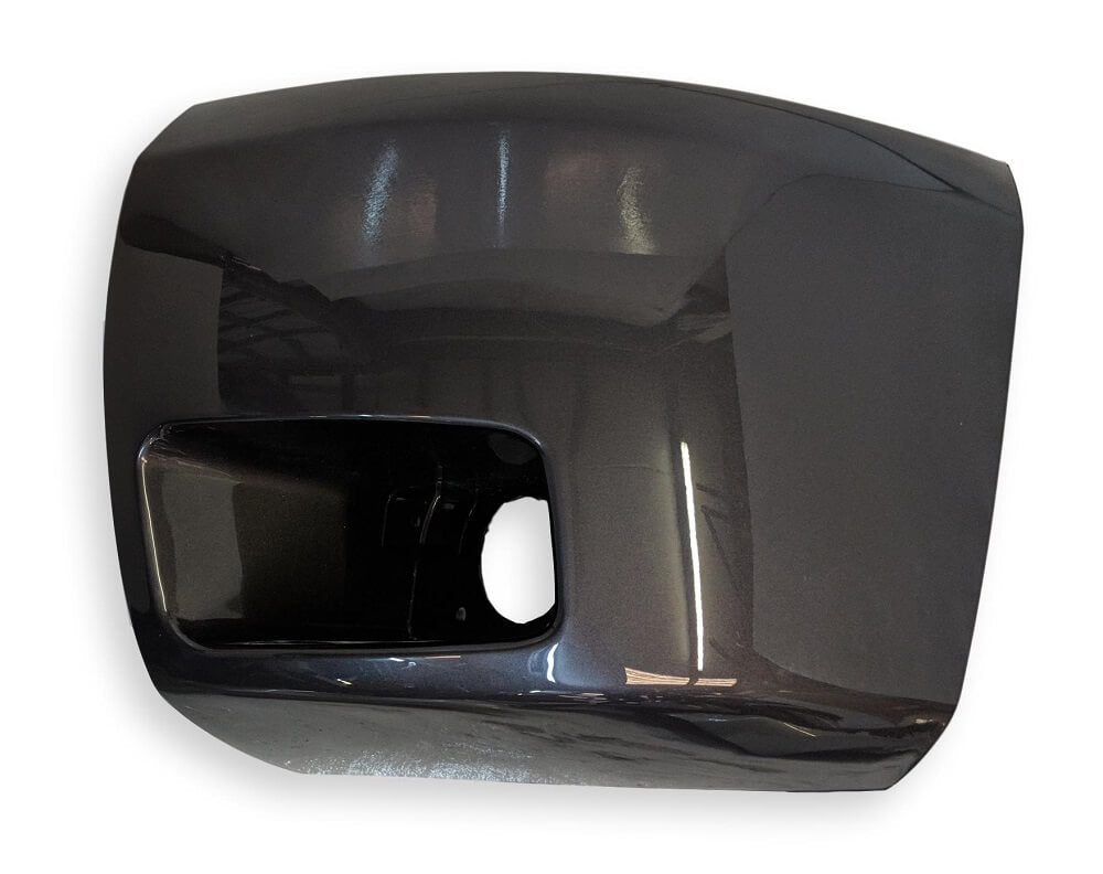 2011 Chevrolet Silverado Driver-side Front Bumper End Painted Dark Labyrinth Metallic (WA707S) ReveMoto Painted Auto Body Parts
