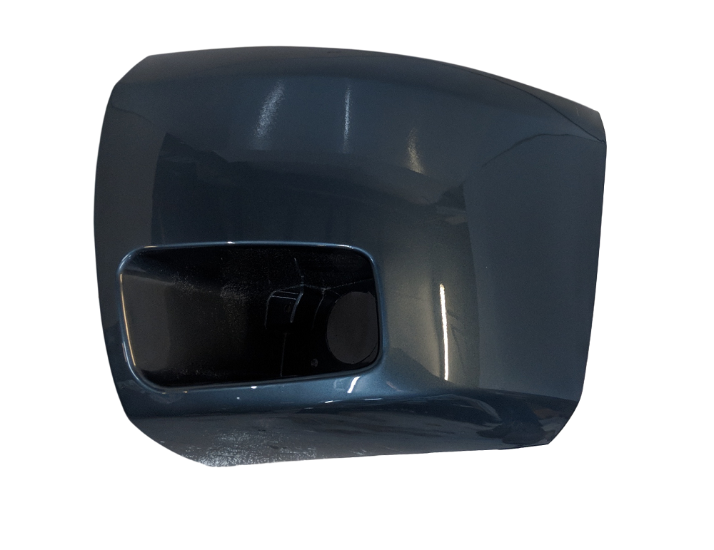 2011 Chevrolet Silverado Driver Front Bumper End Cap (With Foglights) Painted Stealth Gray Metallic (WA928L)