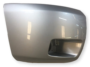 2010 Chevrolet Silverado Right, Passenger-Side 1500 With Foglight Front Bumper End Painted Sheer Silver Metallic (WA726S)